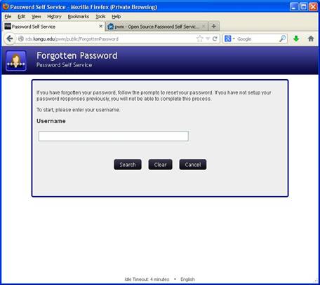 Type Username